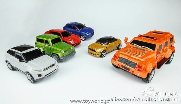 ToyWorld Car Combiner Images Show Combined Group And Alternate Modes  (20 of 20)